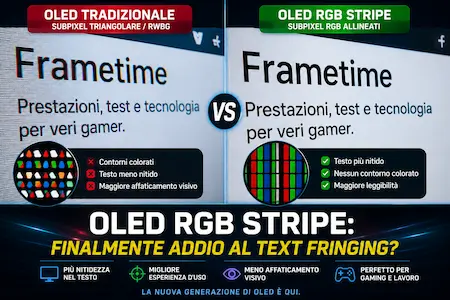 Oled rgb stripe